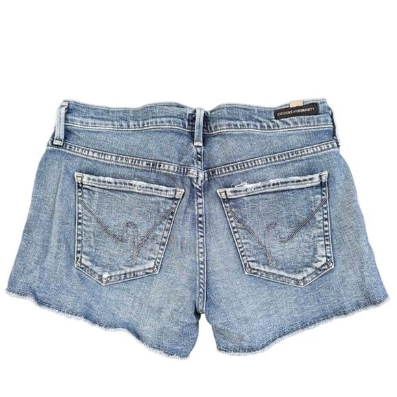 Citizens of Humanity Women's Shortie Short Denim Shorts Size 25 - Picture 4 of 8